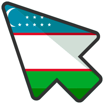 Uzbekistan arrow cursor