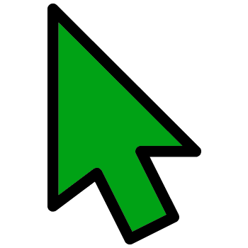 Green arrow cursor