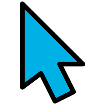 Blue arrow cursor