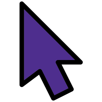 Purple arrow cursor