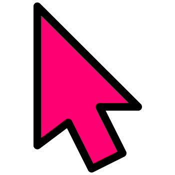 Pink arrow cursor