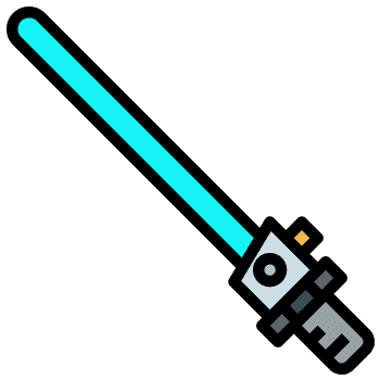 Lightsaber arrow cursor