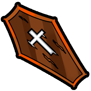 Halloween coffin and ghost arrow cursor