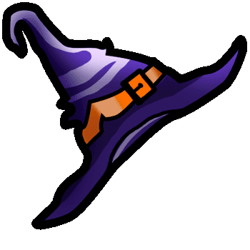 Halloween: Hat and Black Cat arrow cursor