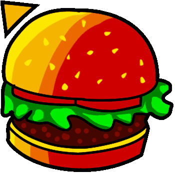 Mr. Krabs and Krabby Patty arrow cursor