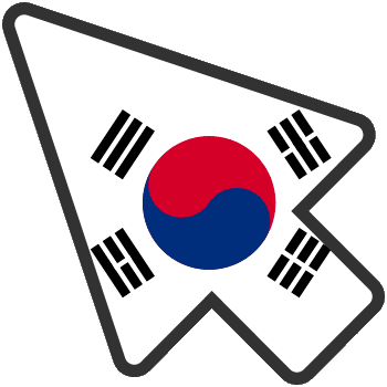 South Korea arrow cursor