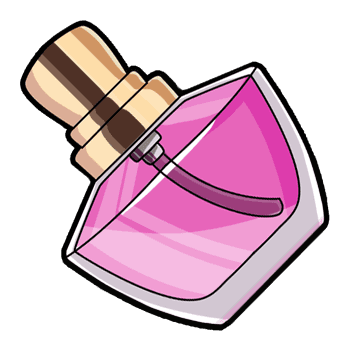 Hair clip and perfume arrow cursor