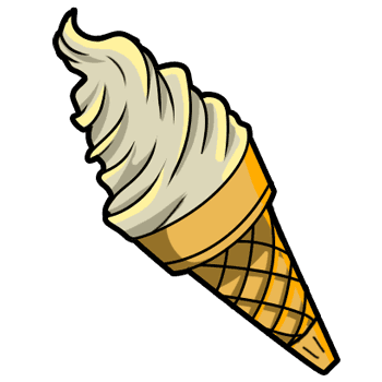 Ice cream and popcorn arrow cursor