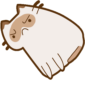 Pusheen is upset arrow cursor