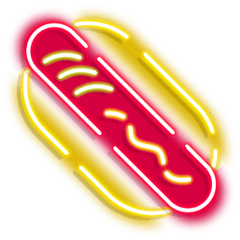 Hot dog and hamburger arrow cursor