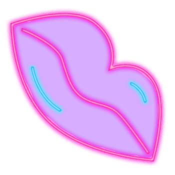 Lips arrow cursor