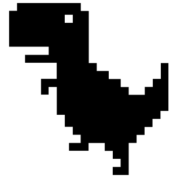 Chrome Dino T-Rex Curseur – Custom Cursor