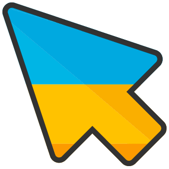 Ukraine arrow cursor