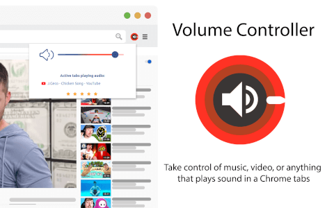 Volume Controller for Chrome