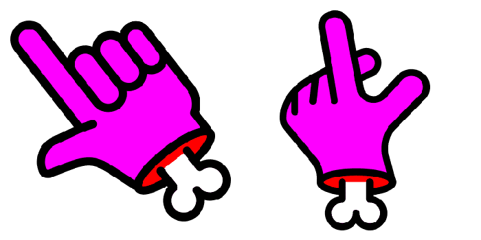 Pink hand
