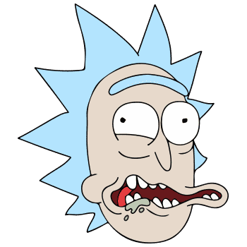 Rick and Morty hand cursor