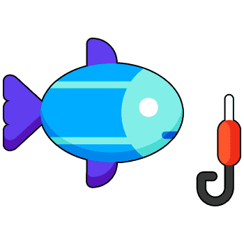 Fishing hand cursor