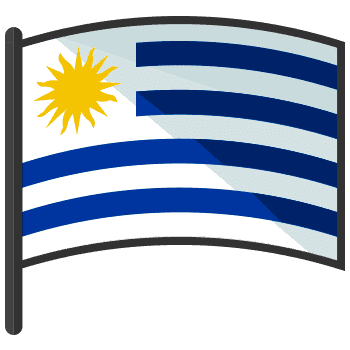 Uruguay hand cursor