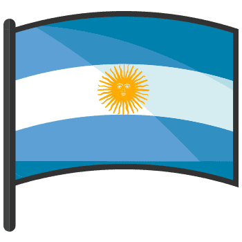 Argentina hand cursor