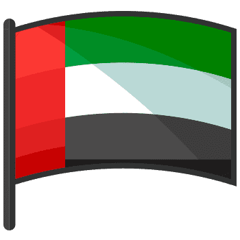 United Arab Emirates hand cursor