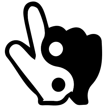 Yin Yang hand cursor