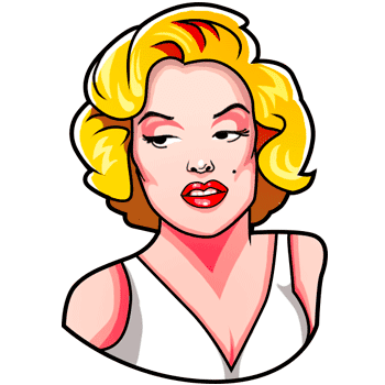 Marilyn Monroe hand cursor