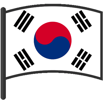 South Korea hand cursor