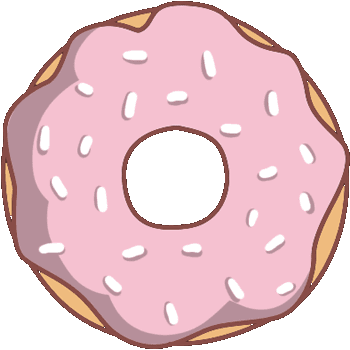 Muffin and donut hand cursor