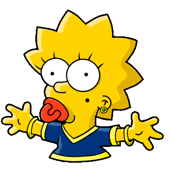 Maggie Simpson hand cursor