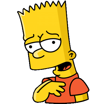 Bart Simpson hand cursor