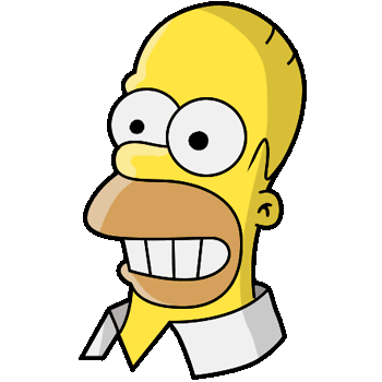 The Simpsons: Homer hand cursor