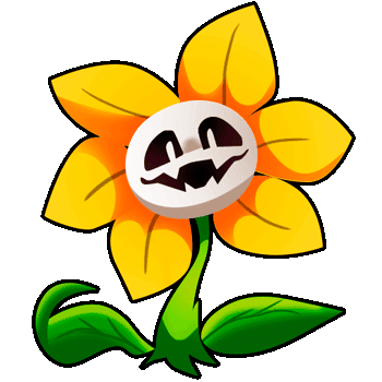 Flowey hand cursor