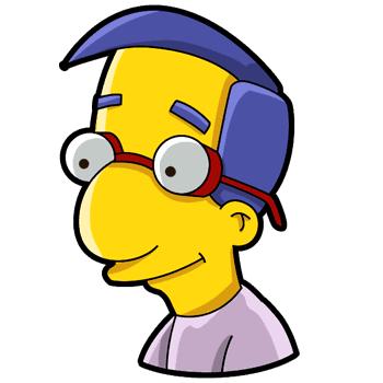 Milhouse Van Houten hand cursor