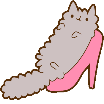 Pusheen shoes hand cursor