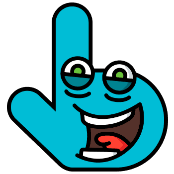 Cheerful hand cursor