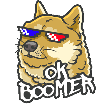 Ok Boomer hand cursor