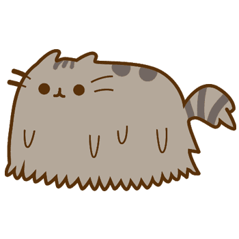 Pusheen walks hand cursor