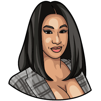 Cardi B hand cursor